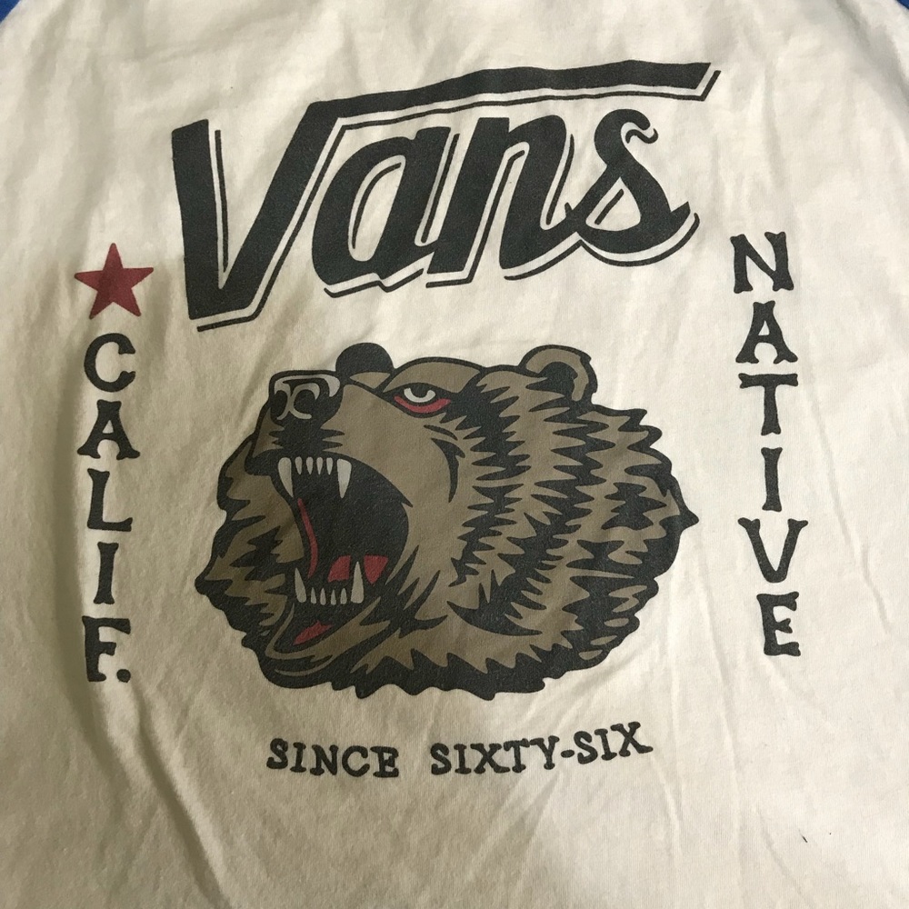 NWOT VANS Baseball Tee